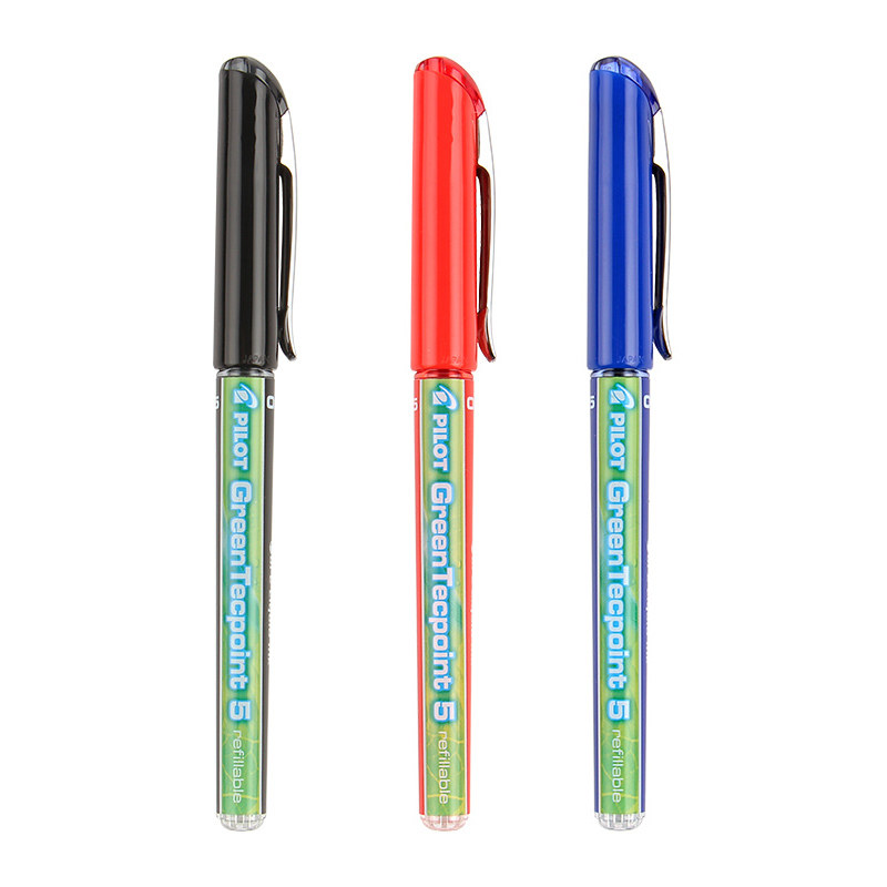 百乐（PILOT） BX-GR5-L-BG 0.5mm 威宝走珠笔-可换芯（环保版） 威宝走珠笔（单位：支） 蓝色