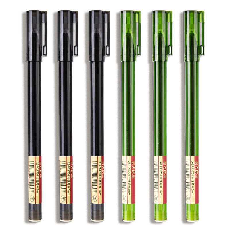 晨光（M&G） AGPA1701 全针管签字笔 0.5mm 12支/盒（单位：盒） 黑色