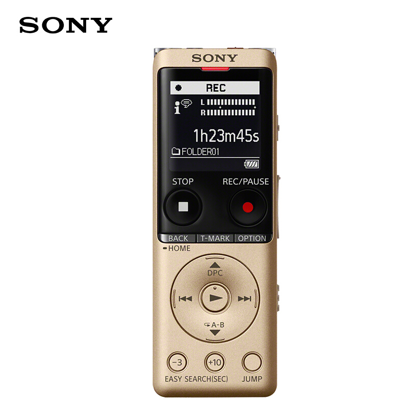 索尼(SONY) ICD-UX570F 录音笔 4GB（单位：支） 金色
