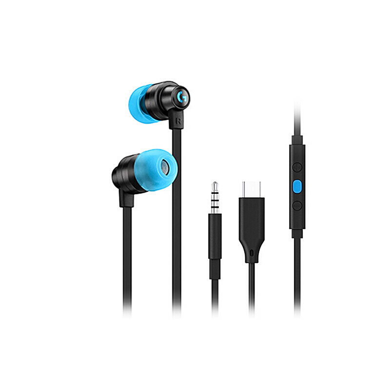 罗技(Logitech) 入耳式降噪游戏电竞耳机 G333 黑色