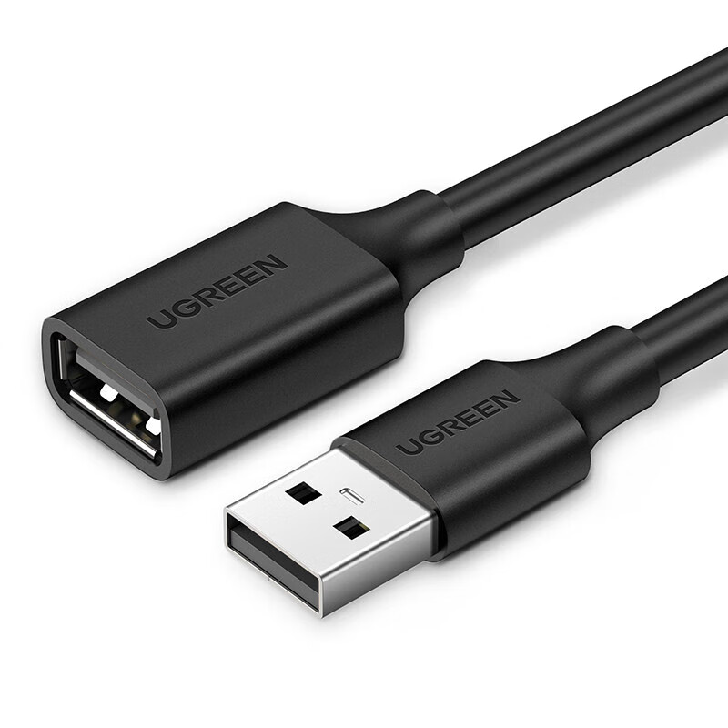 绿联（UGREEN） 10314 USB2.0公对母延长线 1米（单位：根）