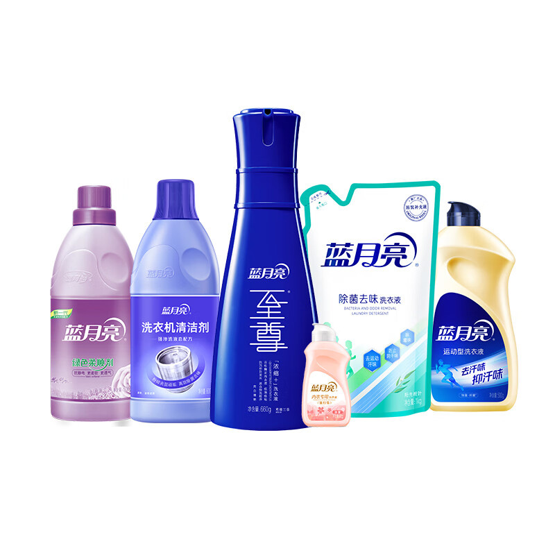 蓝月亮 81000804 洗衣液六件套B 660g+500g+600g+1kg+500g+80g（单位：组）