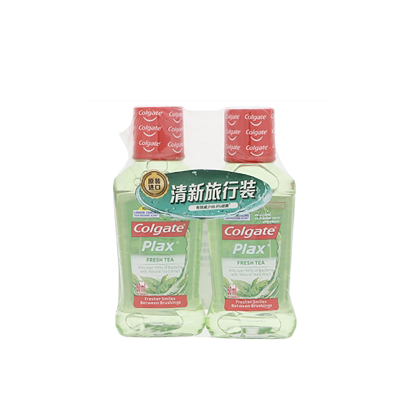 高露洁 贝齿清新茶健漱口水 60mL*2