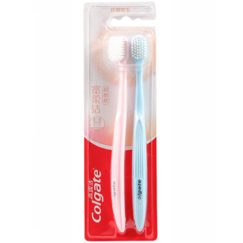 高露洁（Colgate） 宽柔洁超密丝 牙刷 6支/组（单位：支）